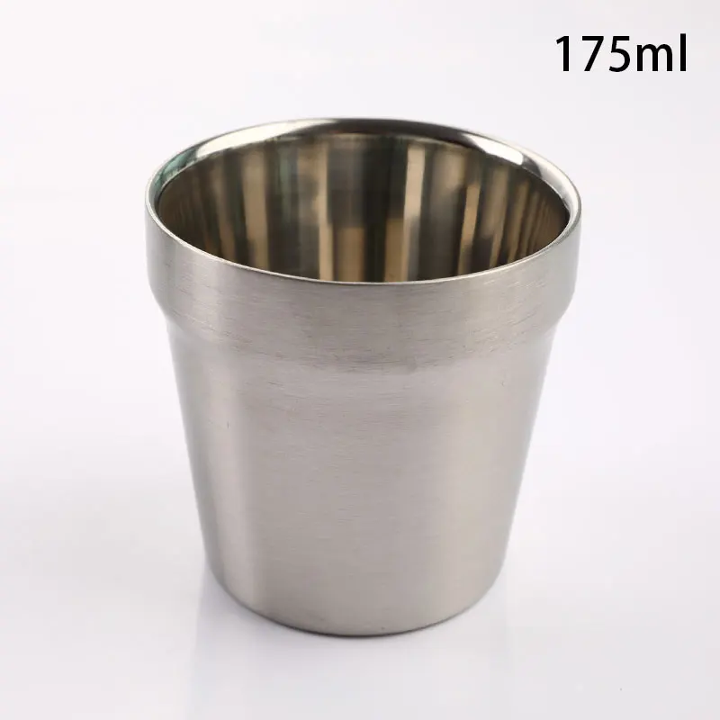 Portable Drinkware Double Wall Stainless Steel Ice Cold Water Mug Beer Cup Bilayer Coffee Milk Tea Traveling Outdoor Camping 