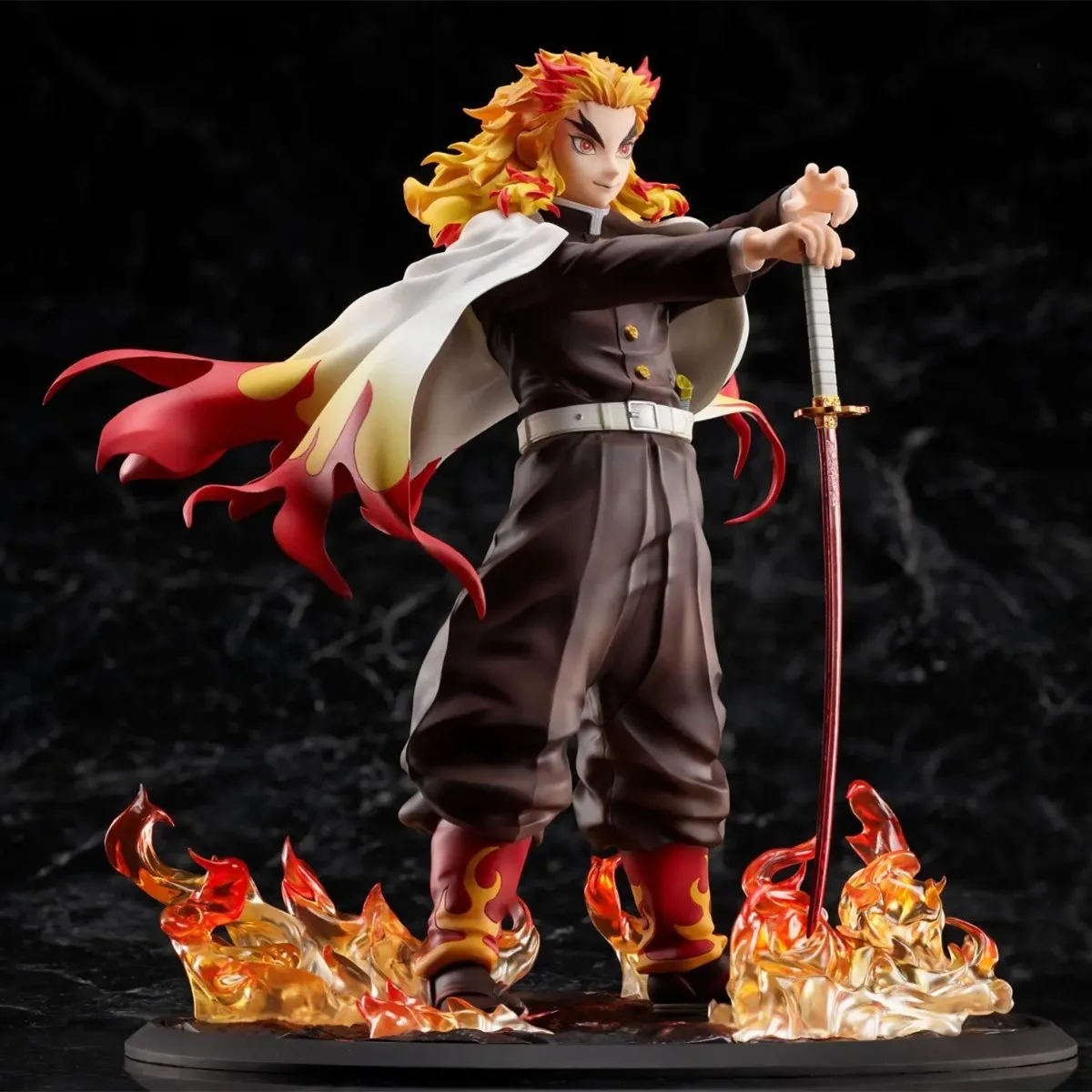 

Demon Slayer Kimetsu No Yaiba Rengoku Kyoujurou PVC Action Figures Figurine Toy