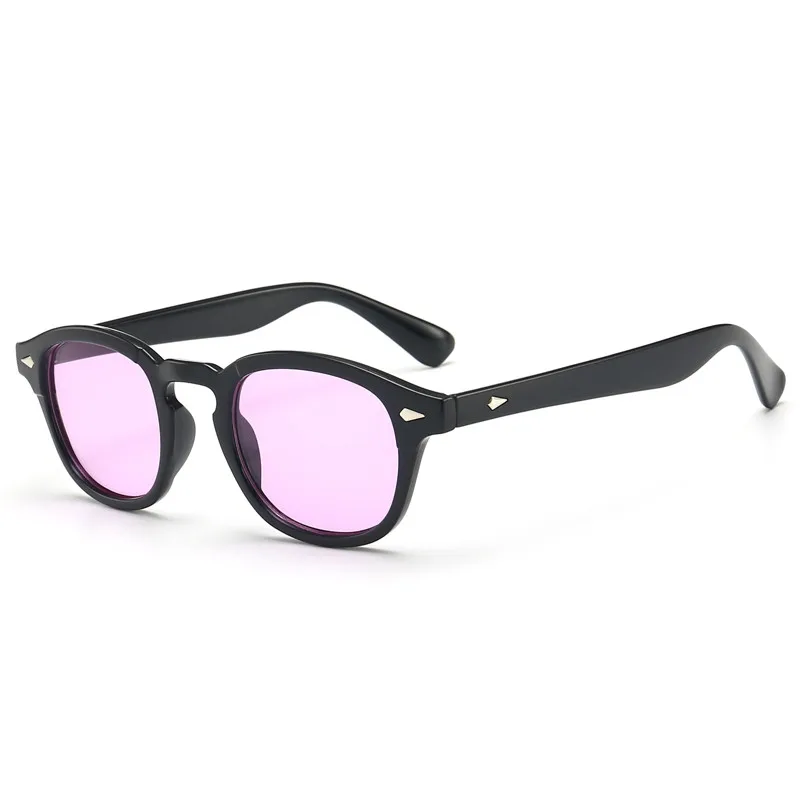 2020 винтажные круглые солнцезащитные очки в стиле Джонни Depp мужские с оттенком