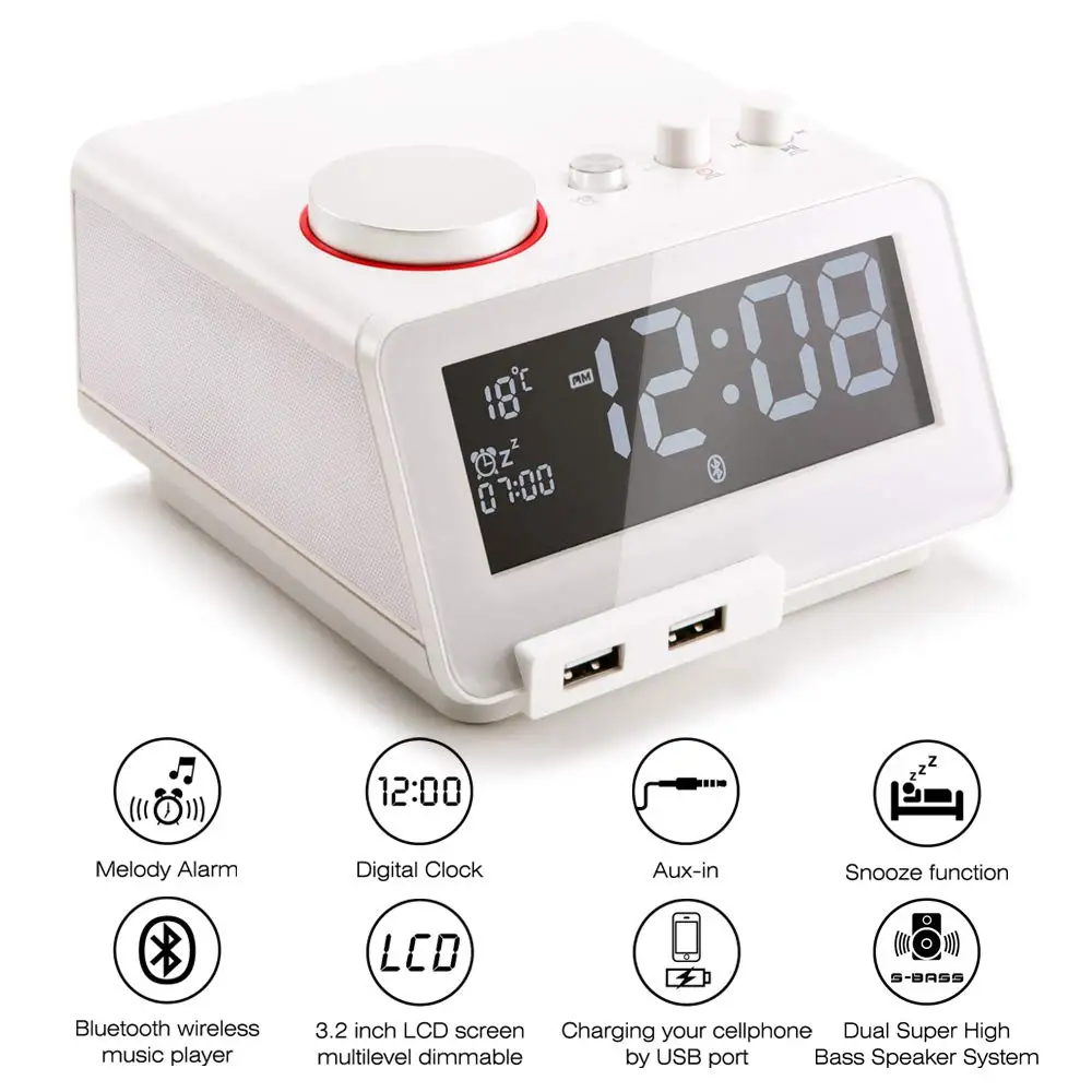 

Bluetooth-Колонка Homtime портативная с поддержкой TF-карт и термометром