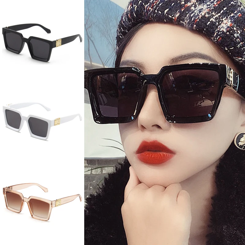 

Men's Sunglasses Outdoor Casual Glasses Square Frame Personality Sunglass Trendy Wild Eyewear Travel Sunglasses Women Unisex