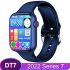 2022 Смарт-часы IWO Vwar DT7 Series 7 с беспроводной зарядкой и вызовом, Смарт-часы Siri 200 + мужские и женские часы с циферблатом для IOS и Android