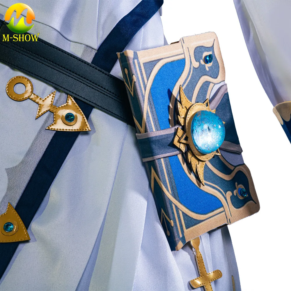 

Game Genshin Impact Barbara Cosplay Costume Dress Book Anime Girl Lolita Dresses for Adult Women Halloween Fancy Suit