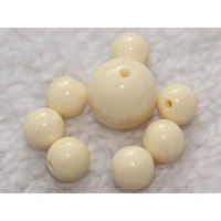 5mm 6mm 8mm 10mm 12mm 14mm 16mm 1850mm beige white color round resin loose beads wholesale lot for diy crafts jewelry making