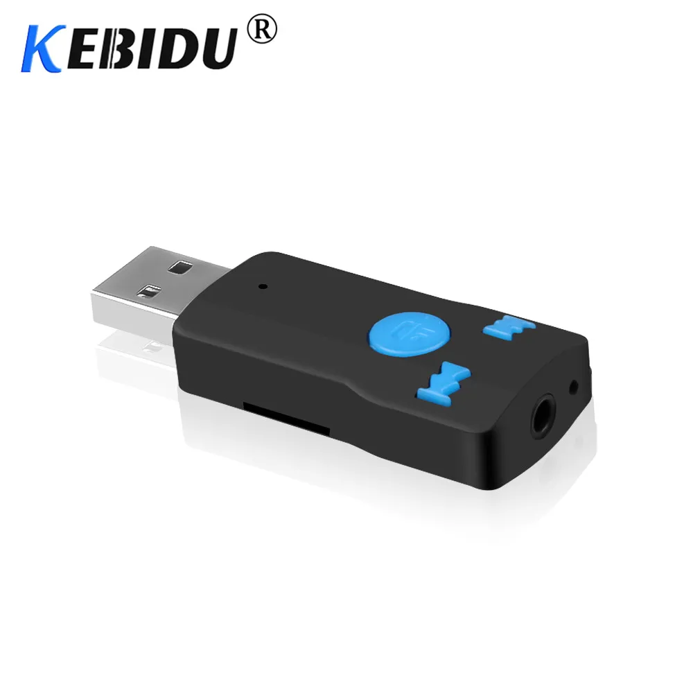 Приемник kebidu Bluetooth V4.1 AUX 3 5 мм USB беспроводной адаптер громкой связи ключ аудио TF