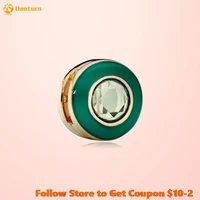authentic 925 sterling silver beads reflexion green circle clip charms fit original pandora bracelets women diy jewelry