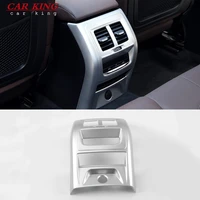 abs mattecarbon fibre car back rear air condition outlet vent frame cover trim car styling for bmw x3 g01 x4 g02 2018 2019