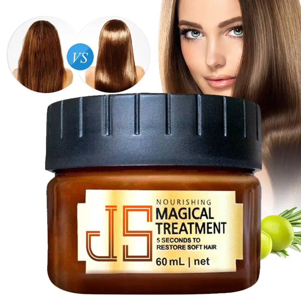 60 мл магическое лечение Кератиновое восстановление маска для волос Тоник имбирь
