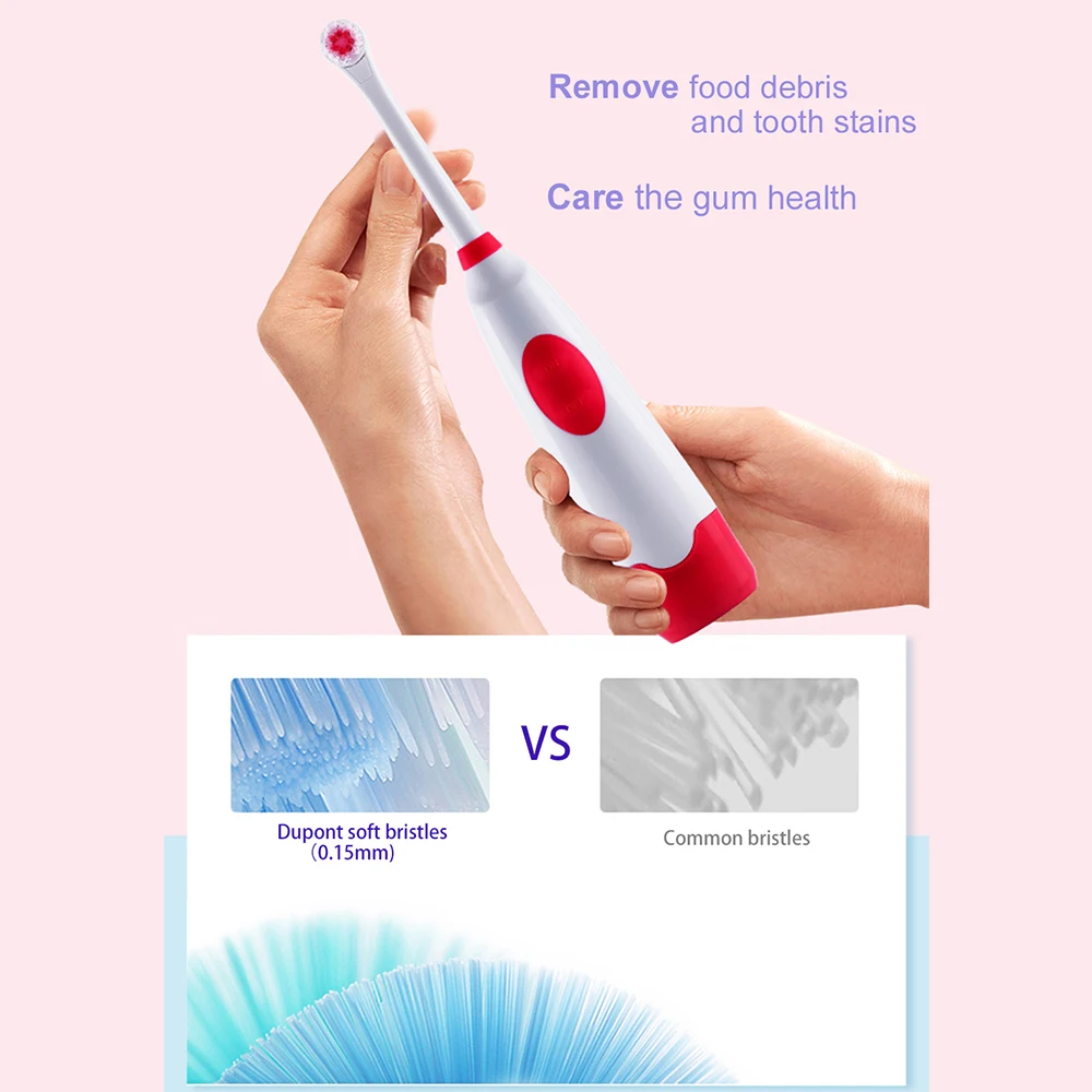 США Dupont Вращающаяся головка для электрической зубной щетки с мягкой щетиной 1 шт.