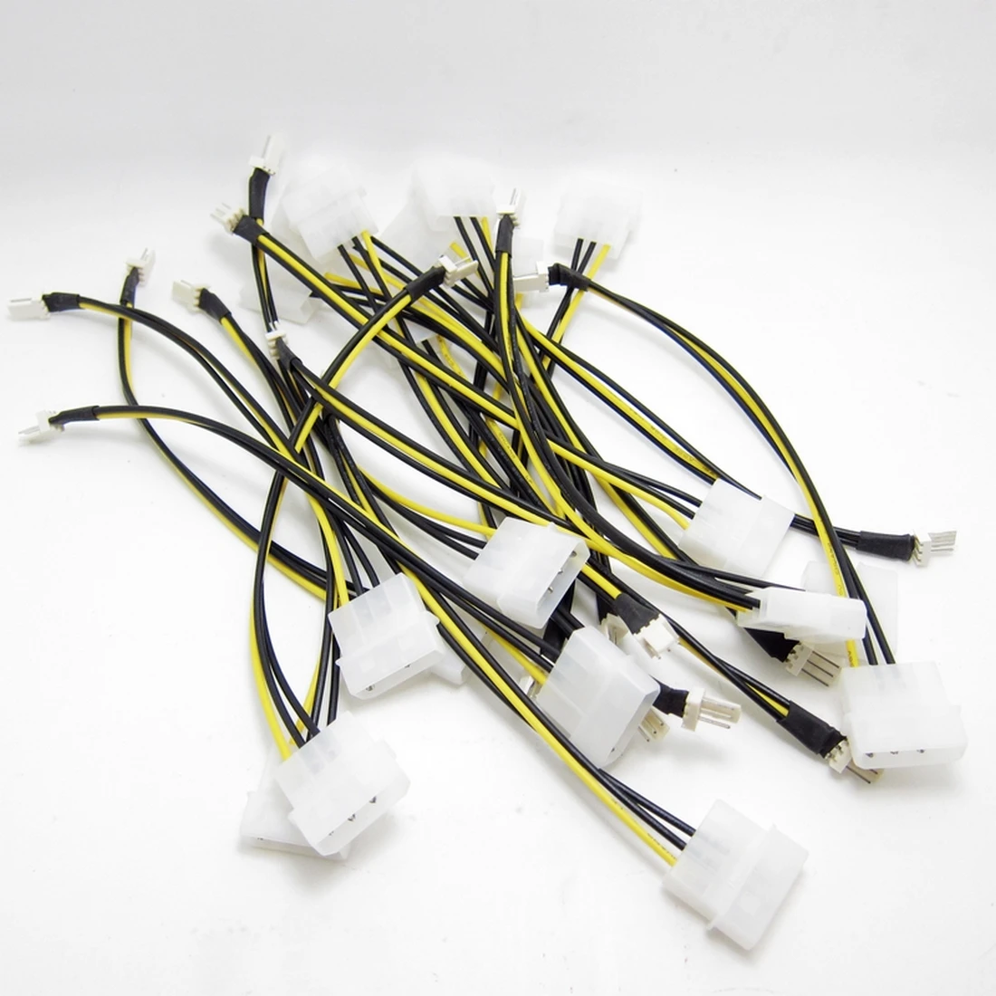 1 шт. 20 см 4 Pin Molex IDE к 3 PC компьютерный процессор чехол вентилятор разъем питания