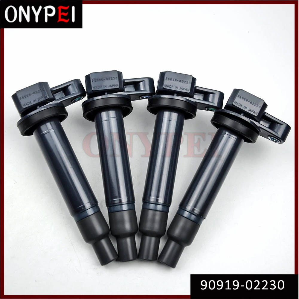 Набор из 4 катушки зажигания 90919 02230 для Lexus GS430 LS430 LX470 Toyota Land Cruiser 9091902230 90080 19027 мкФ