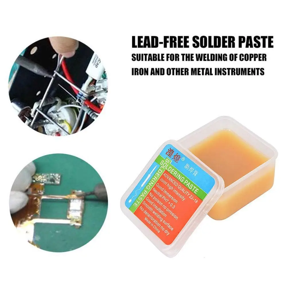 

Flux 80g Tin Paste Mild Rosin Environmental Protection Tin Paste Flux PCB IC Parts Solder Paste Metal Processing Tools Repair