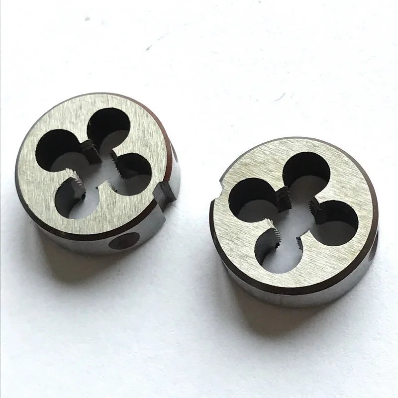 Free shipping of 2pcs Metric standard Die M6*0.5/0.75/1.0 OD 20MM threading dies for manual metal workpieces | Инструменты