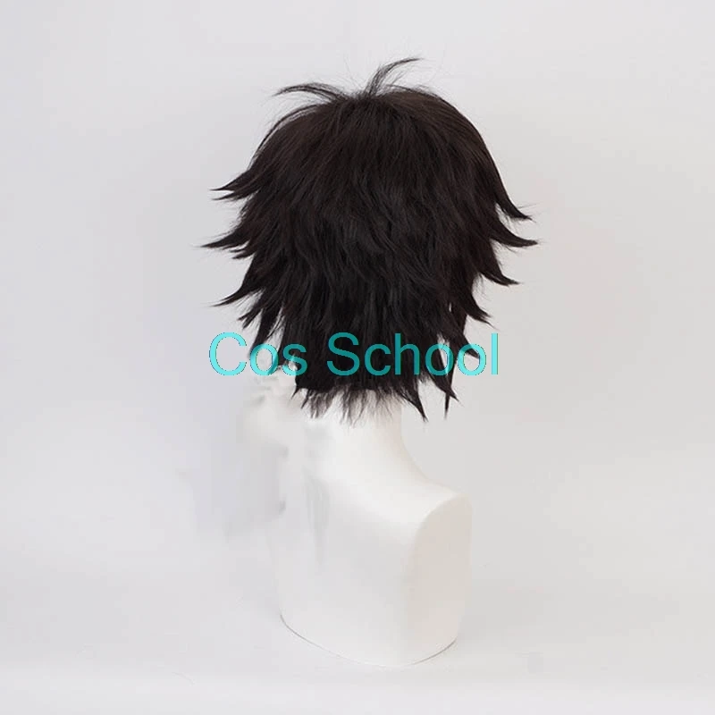Cos School Ryuguin Seiya парики Kono Yuusha ga Ore Tueee Kuse ni Shinchou Sugiru Косплей аниме черные короткие