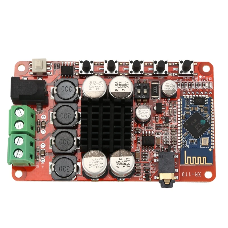 Tda7492P 50 Вт + Беспроводная Bluetooth 4 0 o цифровая плата усилителя чехол в комплекте |