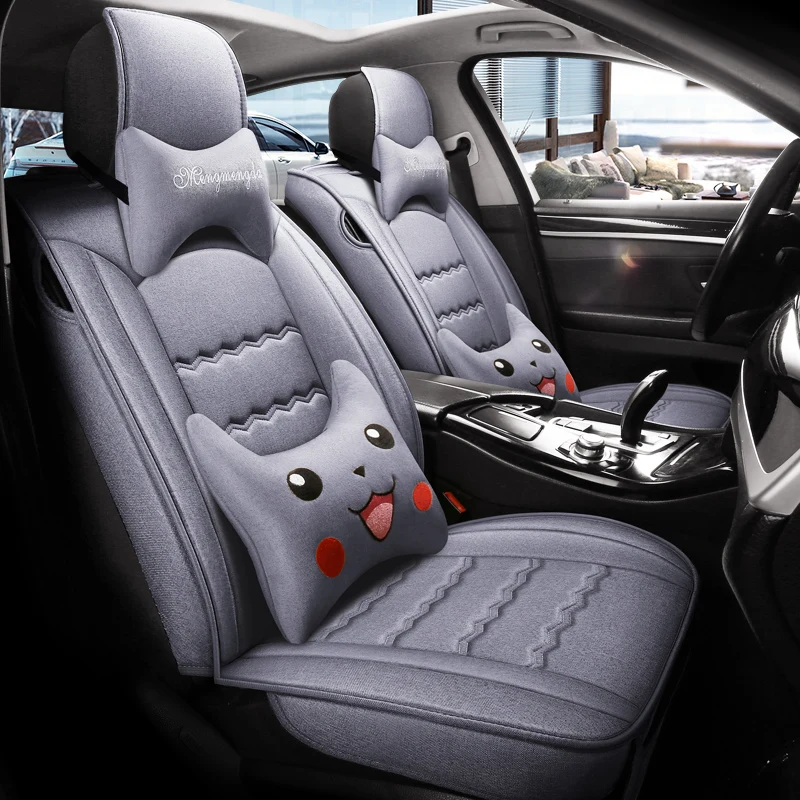 Покрытие для автокресла из льняного волокна Citroen c1 celysee ds3 c4 ds4 c5 ds5 c3 aircross c4aircross