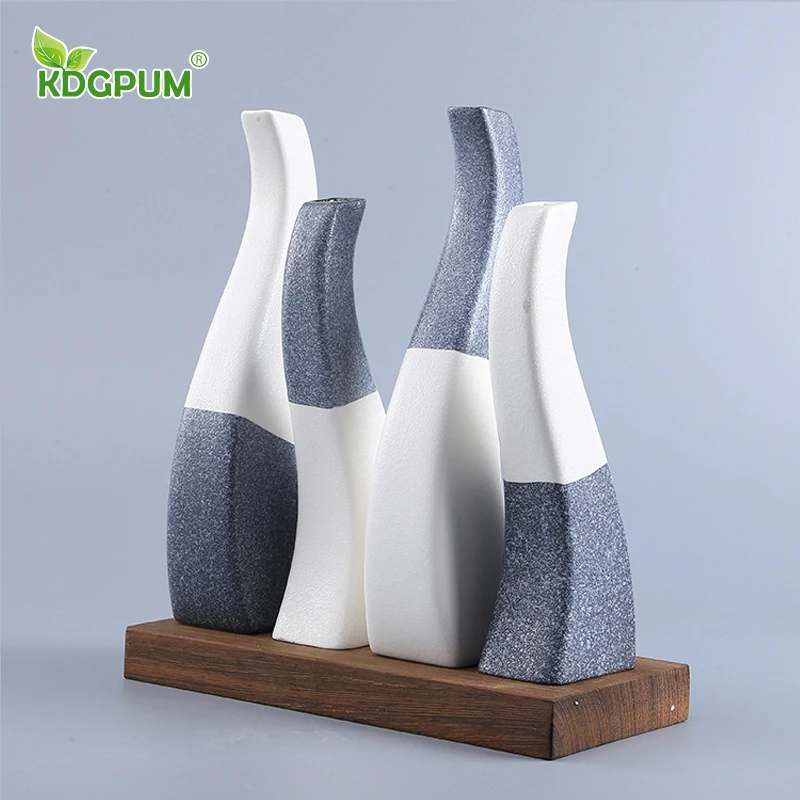 

Nordic Style Ceramic Snowflake Glazed Flower Vase Home Interior Soft Decoration Creative Ceramic Home Furnishings