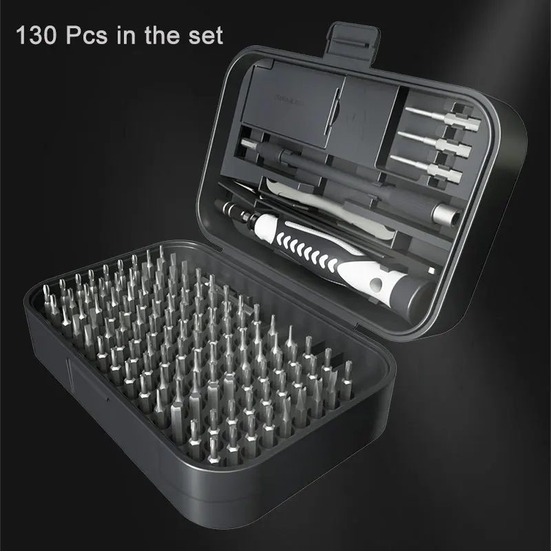 

130 In 1 Screwdriver Set Multi-tool Precision for Phone Laptop PC Watch Repair Tools Household Tool Set Screwdrivers Hand Tools