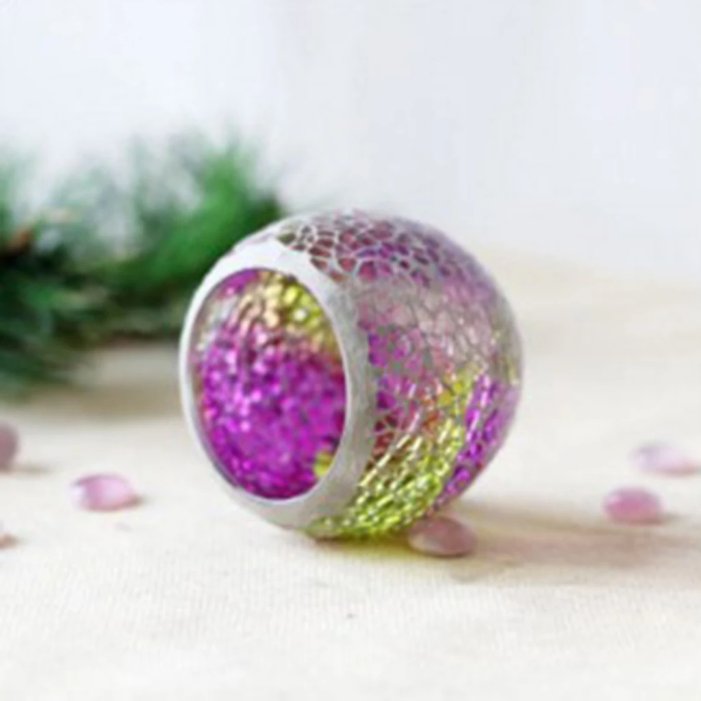 Мозаичный витражный подсвечник светильник свечник для чая чашка цветочный