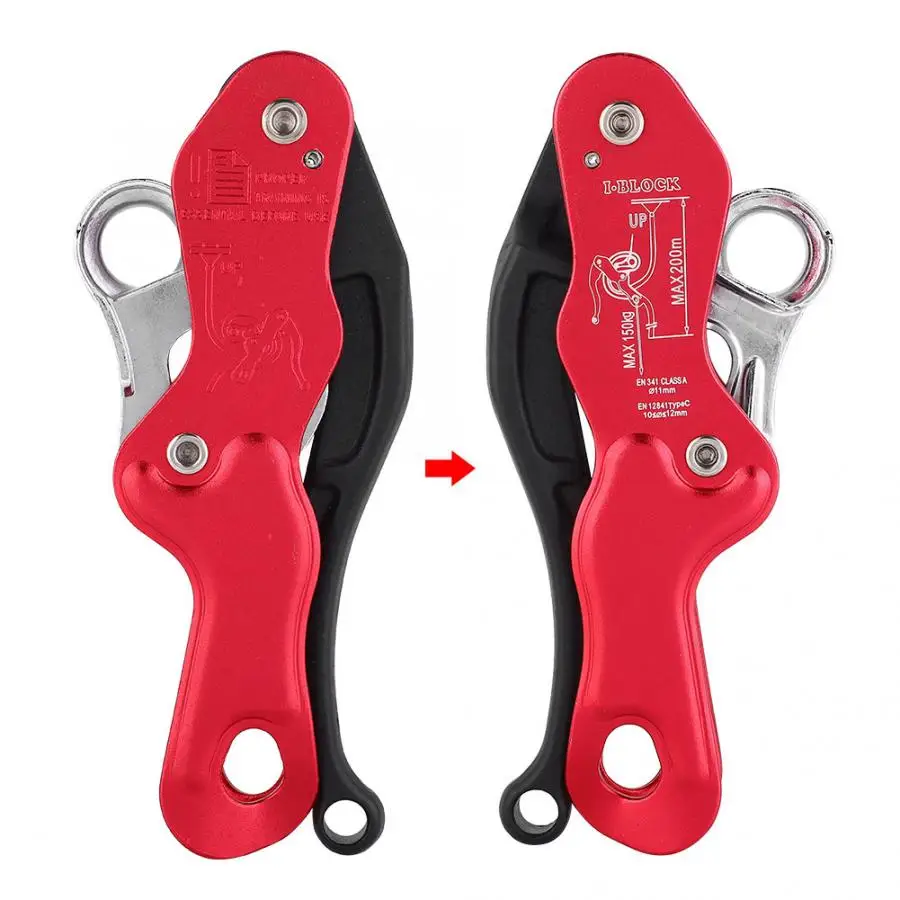 Карабин для альпинизма самостоятельное торможение стопорный трос зажим