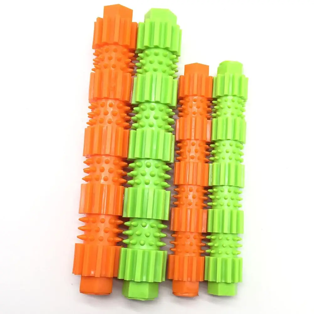 Жевательные игрушки для питомцев устойчивая к укусам резиновая ручка чистки