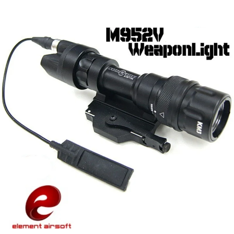 Element Airsoft M952V Weapon Light Strobe LED Tactical Flashlight Linterna Softair Arma Rifle Gun Lamp Hunting Lights EX192 | Спорт и