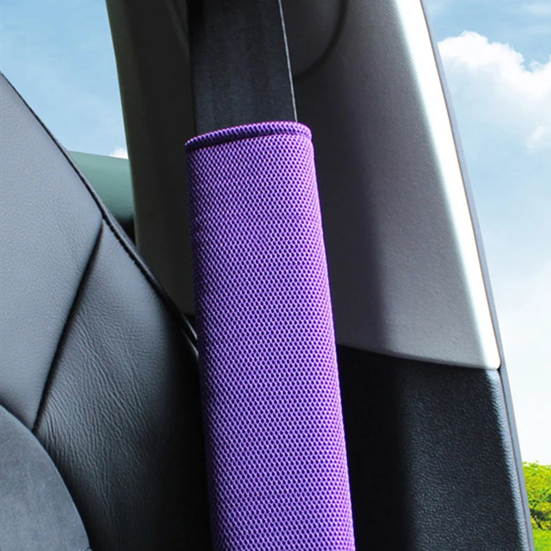 2шт. Прочный автомобильный ремень безопасности для обивки сиденья Подушка на плечо Автоматический ремень Стропило Защитные аксессуары Интерьер on.