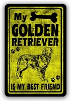 dachshund decor for kitchen metal plates tin sign home decoration accessories golden retriever pet dogs vintage movie poster