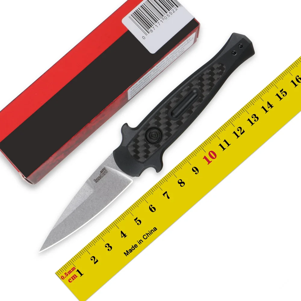 Складной нож kershu Mini Launch 12 7125 дюйма металлическое алюминиевое лезвие с зажимом