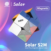 diansheng solar plus s2m magnetic 2x2x2 magic cube 2x2 professional speed twisty puzzle antistress educational toys for children
