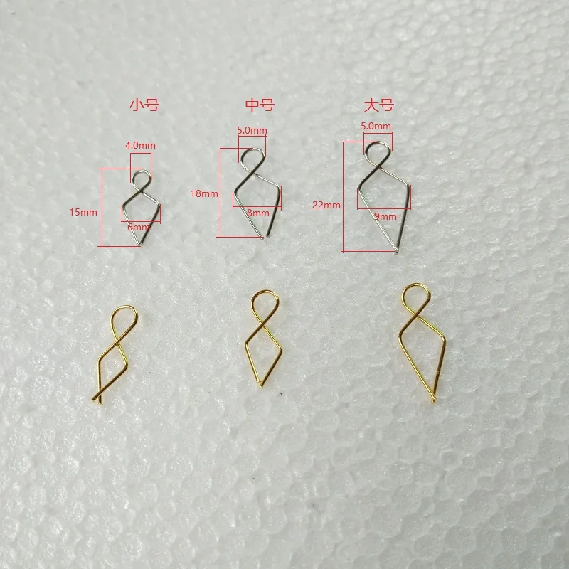 

Металлические крючки с пряжкой «рыбий хвост», 100 шт., компоненты для бусин, нити кристаллов, подвесок, люстр, аксессуары для ламп «сделай сам»