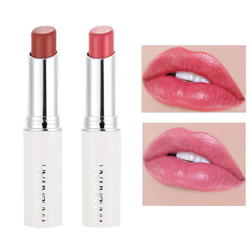 

2pcs Sexy Lips Makeup Lipstick Lip Gloss Easy to Wear Long Lasting Moisture Cosmetic Lipstick Red Lip Matte Lipstick Waterproof