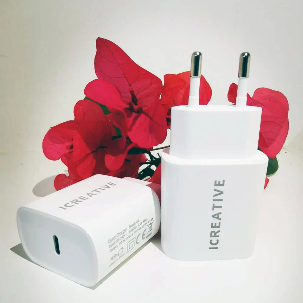 Мини USB зарядное устройство 18 Вт Быстрая зарядка PD3.0 для мобильного телефона Type C