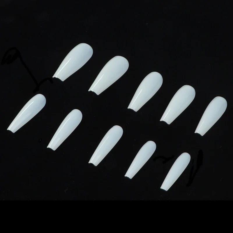 

1 Box Long All-round Ballet Nails Fake Nails Coffin Nails Coffin Nails Flat Head False Nails Nail Art Tools