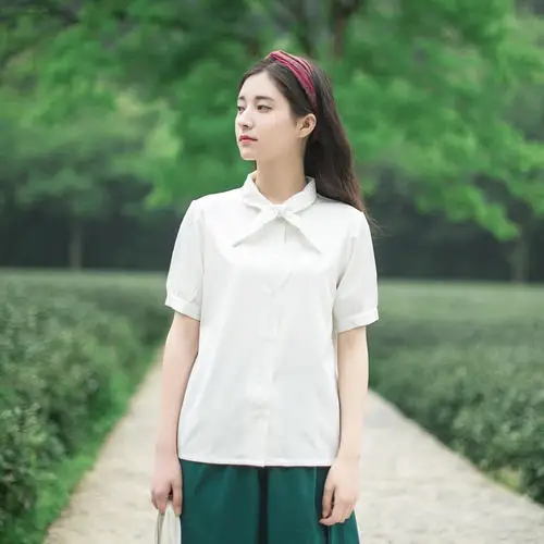 

green Summer 2020 short t shirt Women sleeve Top Garment