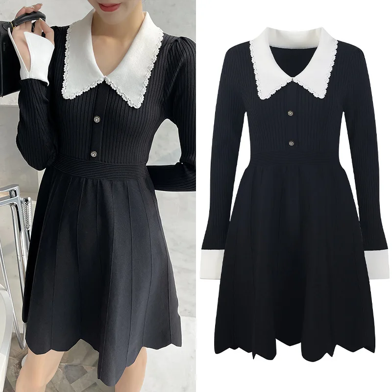 

Fall 2021 Womens Fashion Sweater Dress Designer Clothes Celebrity Dresses Vestidos Elegantes Para Mujer Lolita Prom Dresses