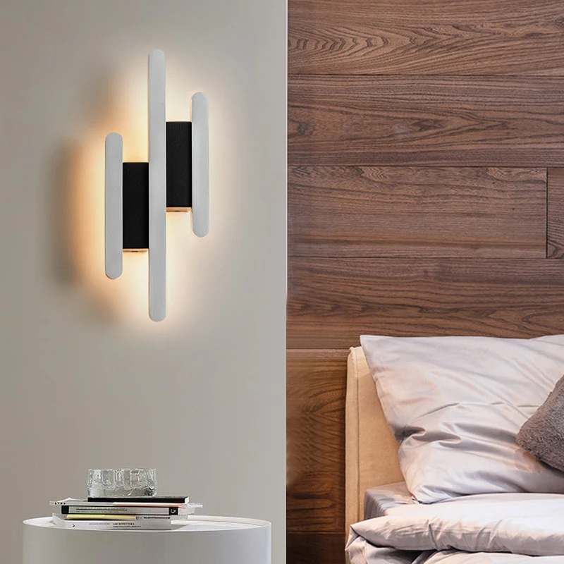 Современный минималистичный светодиодный алюминиевый настенный светильник 18 Вт