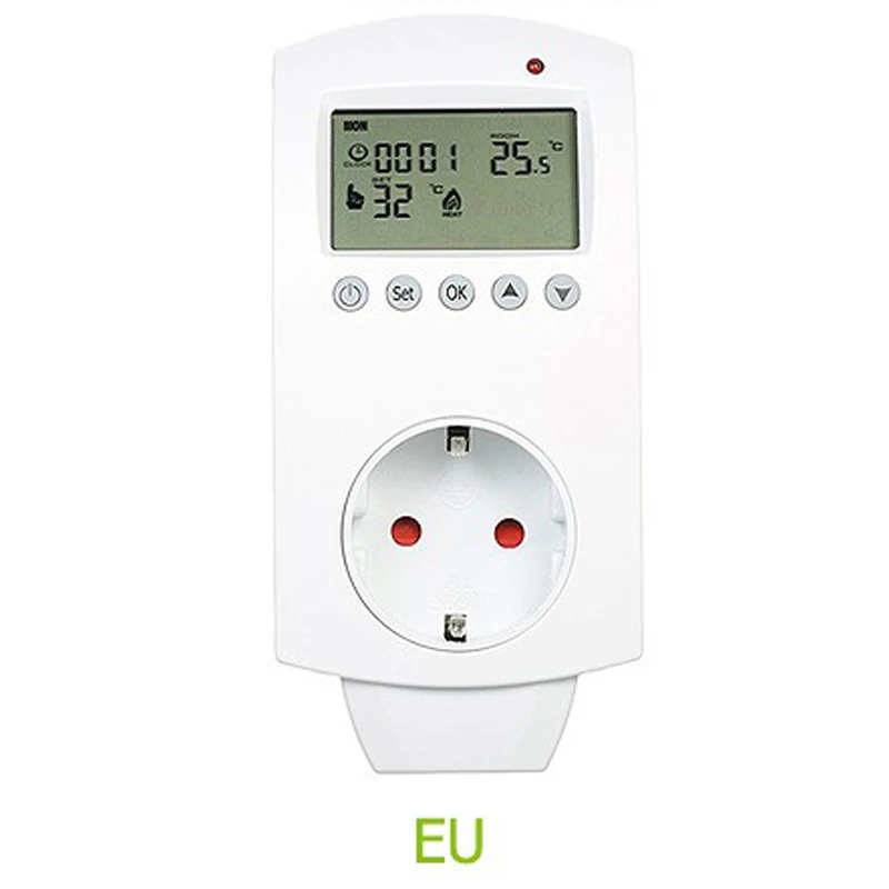 Настенный плагин HY02TP 220-240 В 16A цифровой ЖК программируемый контроллер