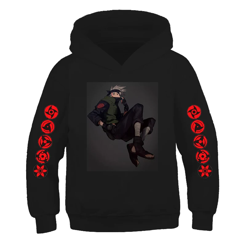 

2021 fashion Hoodies Sweatshirt kakashi ninja pullover Sweatshirt hooded for boys and girls Fashion four seasons Hip-Hop hoodies
