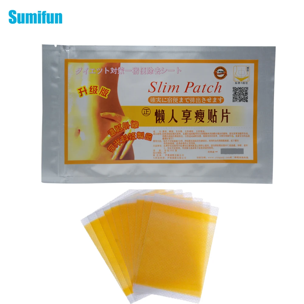 10pcs/lot Patches Slimming Navel Sticker Slim Patch Lose Weight Loss Burning Fat Slimming Cream Health Care Free Shipping