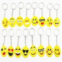 emoticon key chain q cute emoticon series emoticon pvc key chain bag pendant car key clasp exquisite gift keychain charms