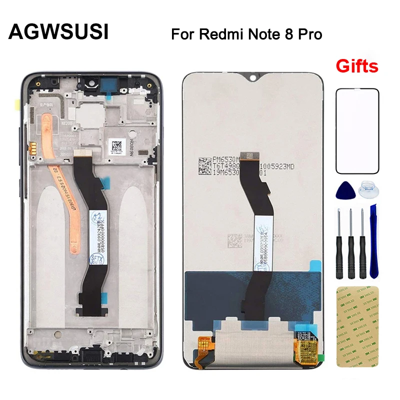 

ЖК-дисплей и сенсорный датчик в сборе для Xiaomi Redmi Note 8 Note8