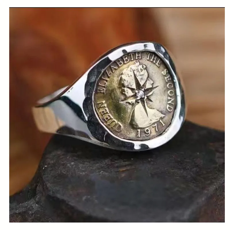 Новинка В стиле ретро елизаветинской памятная монета с принтом в виде крестиков