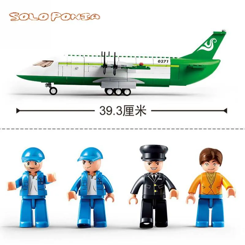Конструктор городской самолет из 383 блоков совместимый с Lego|model aircraft|lego modelmodel building