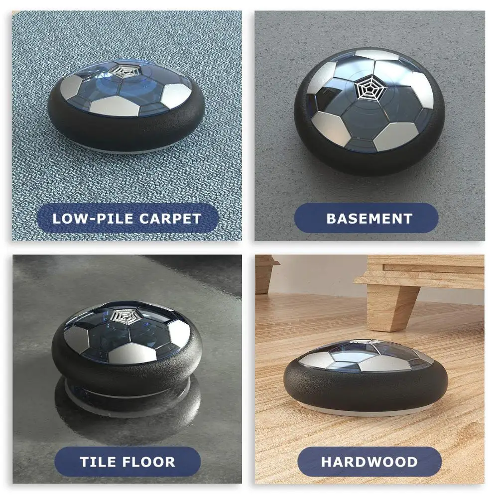 Перезаряжаемый воздушный футбольный СВЕТОДИОДНЫЙ шар плавающий мяч для