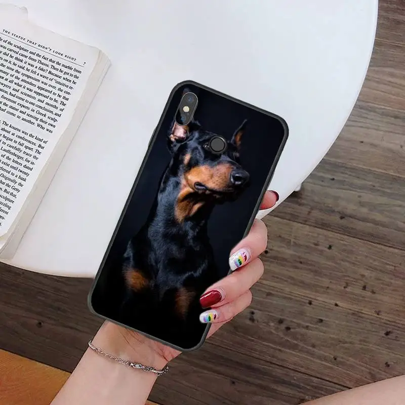 

funny aesthetic animal Silhouette Dog Phone Case For Xiaomi Redmi 7 9t 9se k20 mi8 max3 lite 9 note 8 9s 10 pro Soft Shell