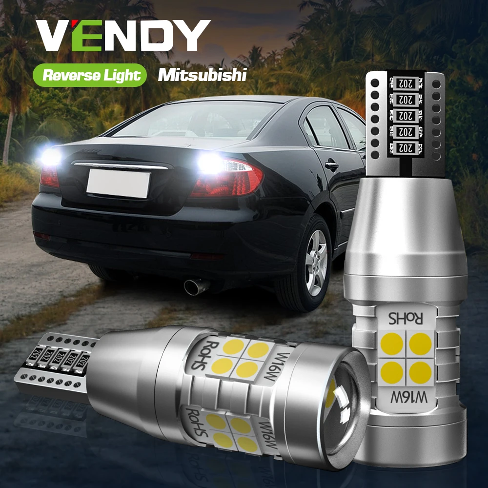 

2pcs LED Reverse Light Blub Backup Lamp Canbus W16W T15 921 For Mitsubishi ASX 2010-2015 Lancer Outlander Eclipse Cross Galant