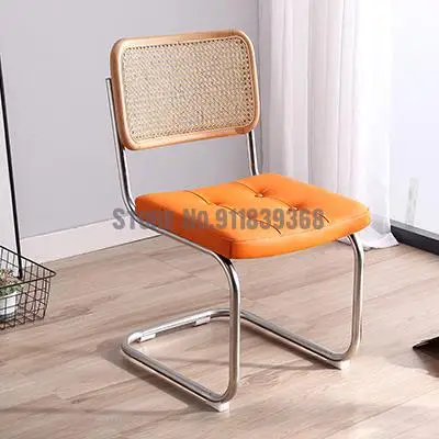 Плетеное кресло-стул классическое красное средневековое кресло из нержавеющей