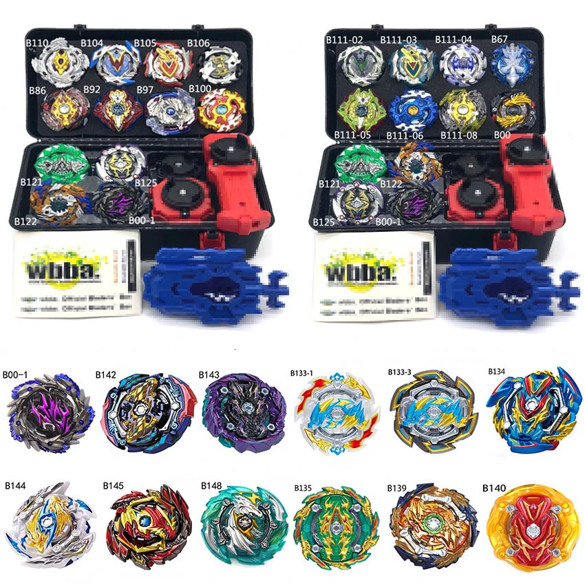 B148 Beyblade Burst Bey Blade игрушка металлическая Funsion Bayblade набор коробка для хранения с ручкой пусковая пластиковая коробка игрушки для детей