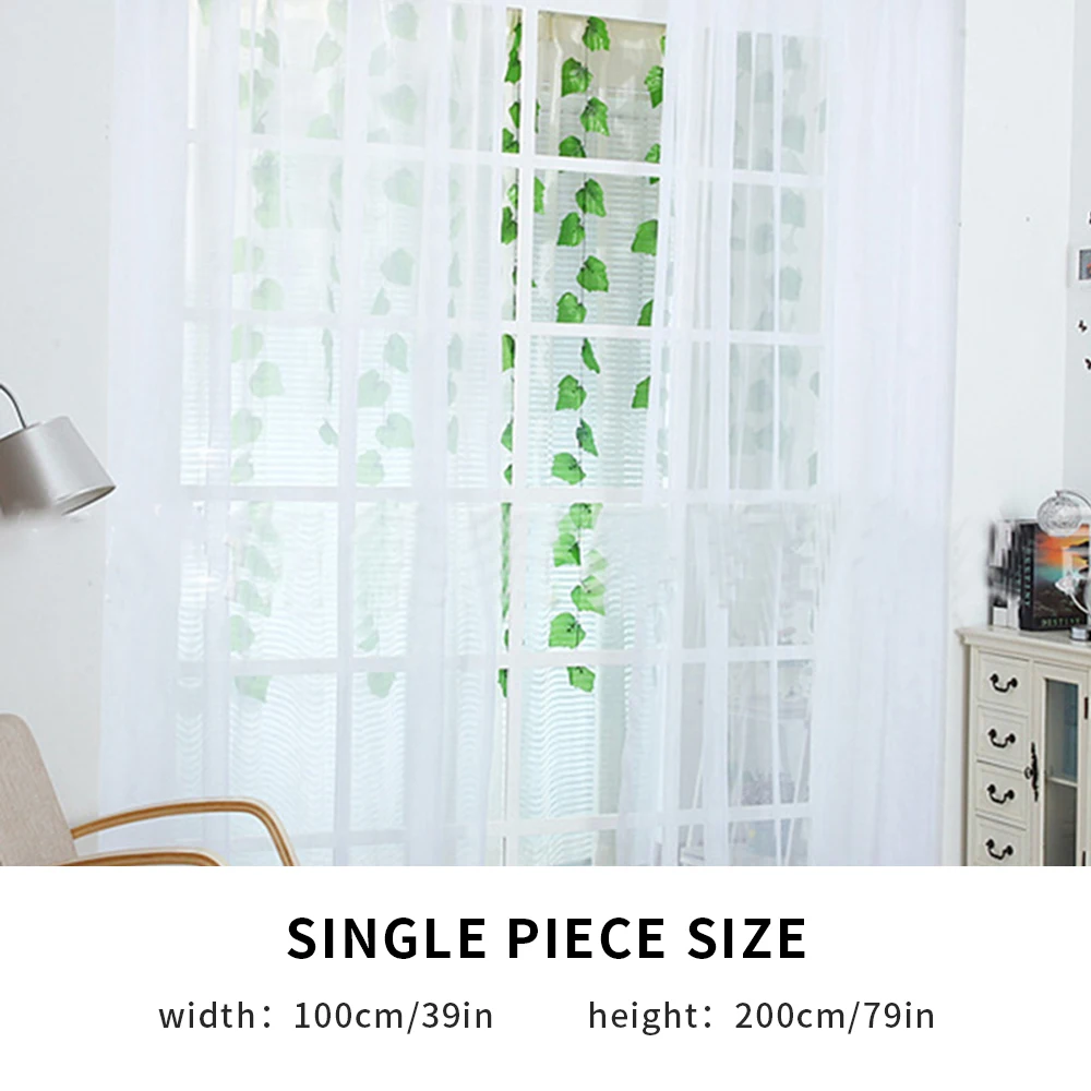 Urijk однотонная Пряжа занавески окна чистый цвет тюль для гостиной кухни